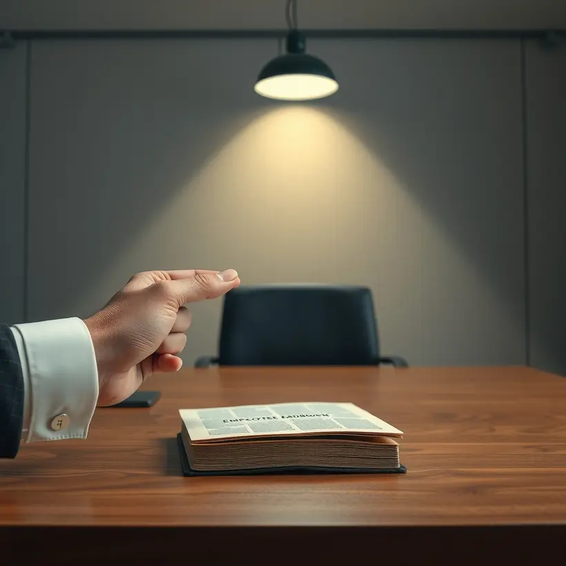 What must an employee handbook include?